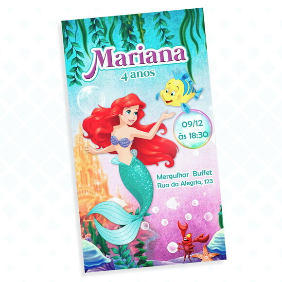Convite Digital Ariel