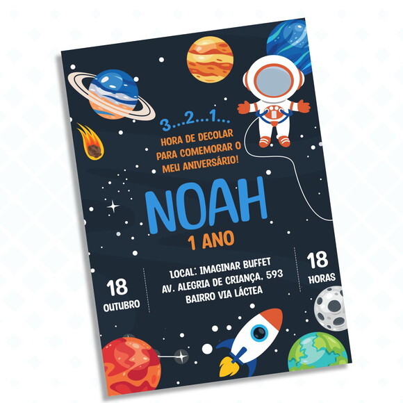 Convite Digital Astronauta
