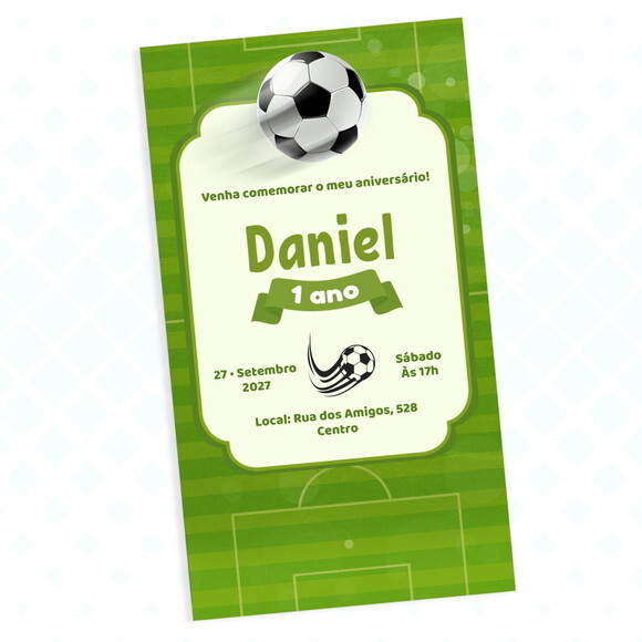 Convite Digital Futebol