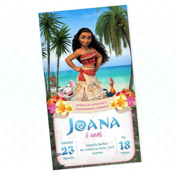 Convite Digital Moana