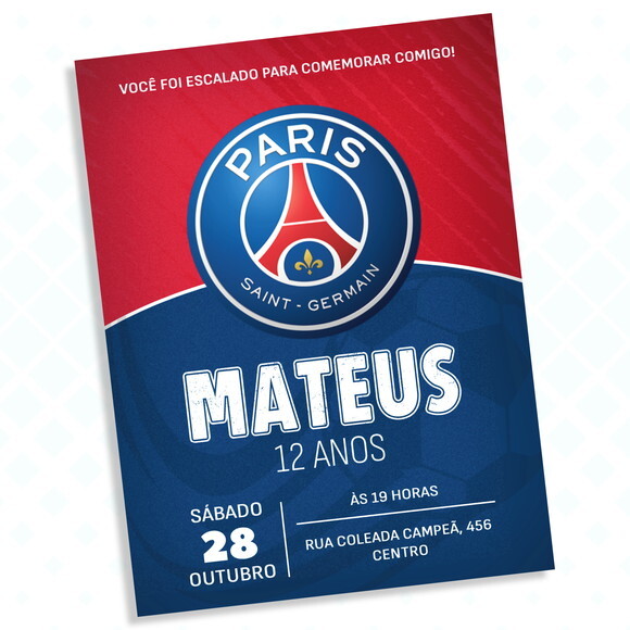 Convite Digital Psg