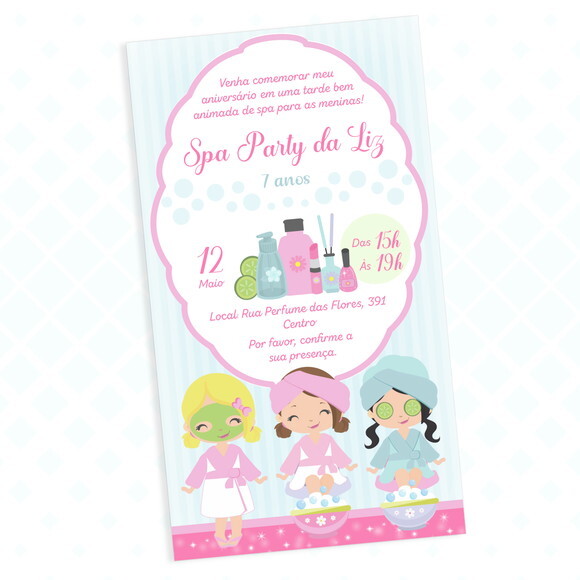 Convite Digital Spa Day