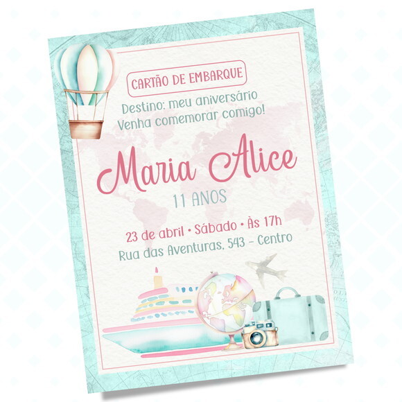 Convite Digital Viagens