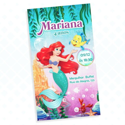 Convite Digital Ariel