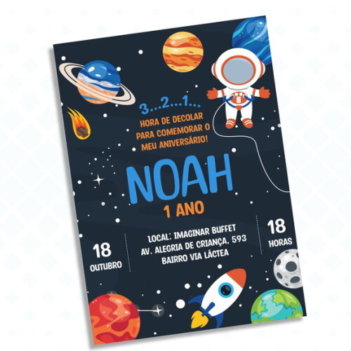 Convite Digital Astronauta