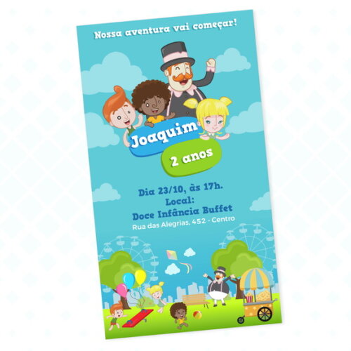 Convite Digital Mundo Bita