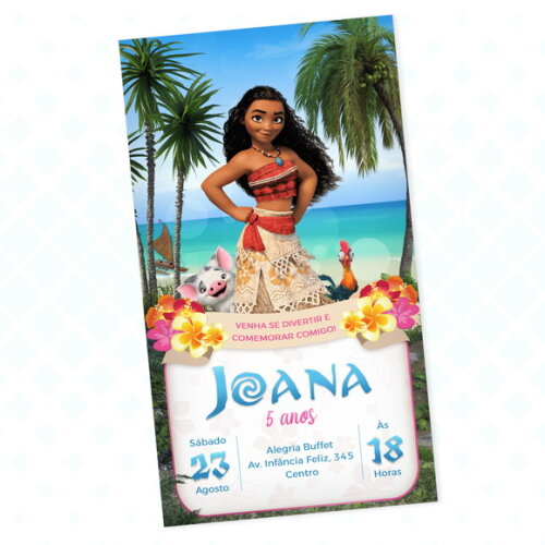 Convite Digital Moana