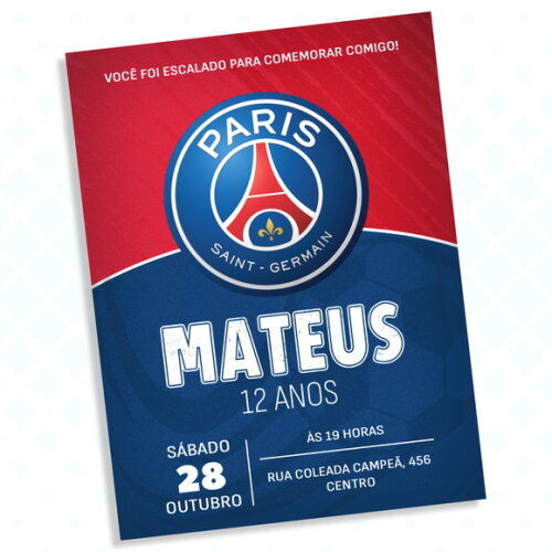 Convite Digital Psg
