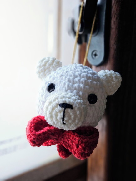 Enfeite de Natal Amigurumi