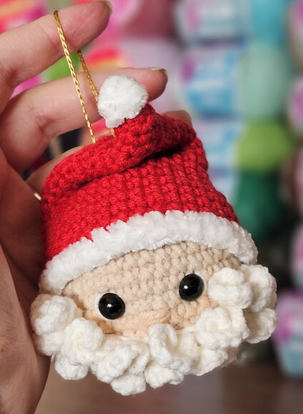 Enfeite de Natal Amigurumi