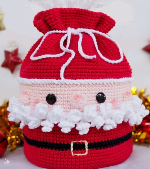 Porta-panettone Grande 500g Papai Noel