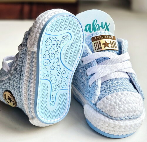 All Starzinho Cano Alto Azul (par)