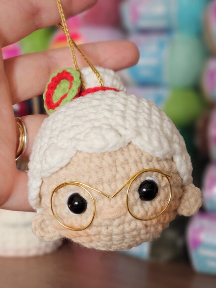 Enfeite de Natal Amigurumi