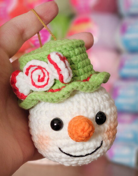 Enfeite de Natal Amigurumi