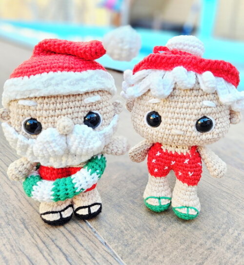 Papai e Mamãe Noel (praianos)
