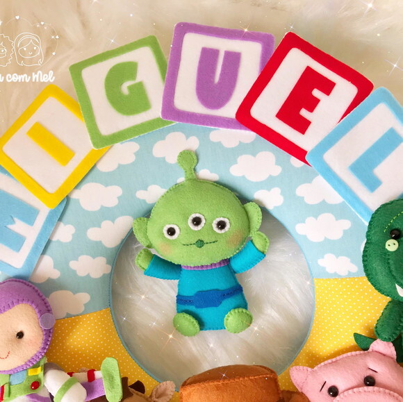 Enfeite de Porta Maternidade Toy Story