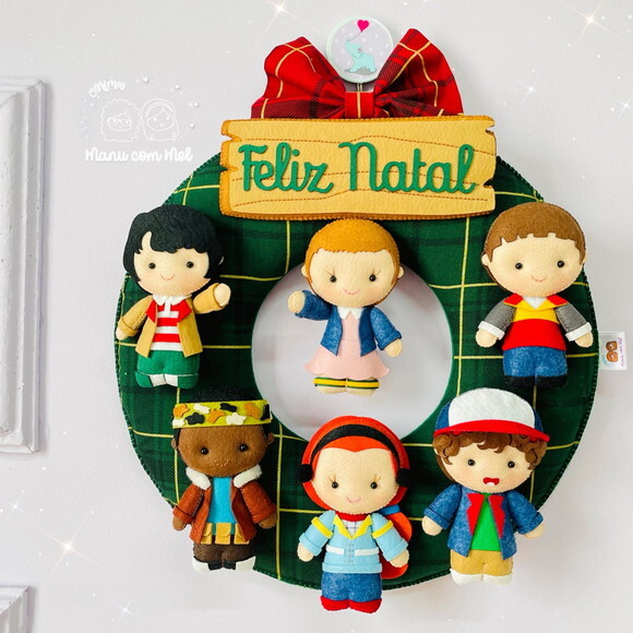 Guirlanda de Natal ou Bem Vindos Stranger Things