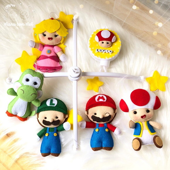 Móbile Musical Mario Bros