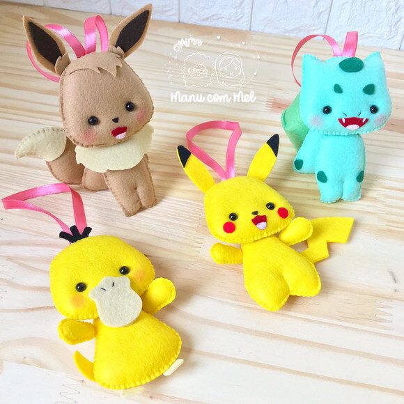 Pingente de Natal Pokémon