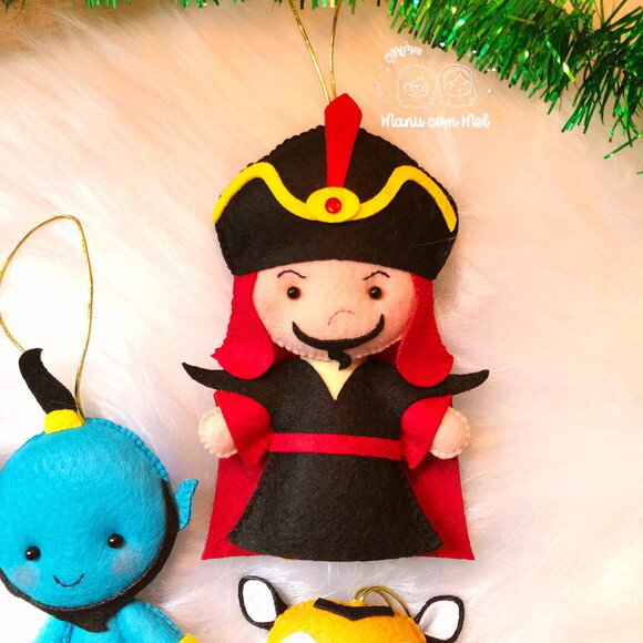 Pingente de Natal Turma Aladdin