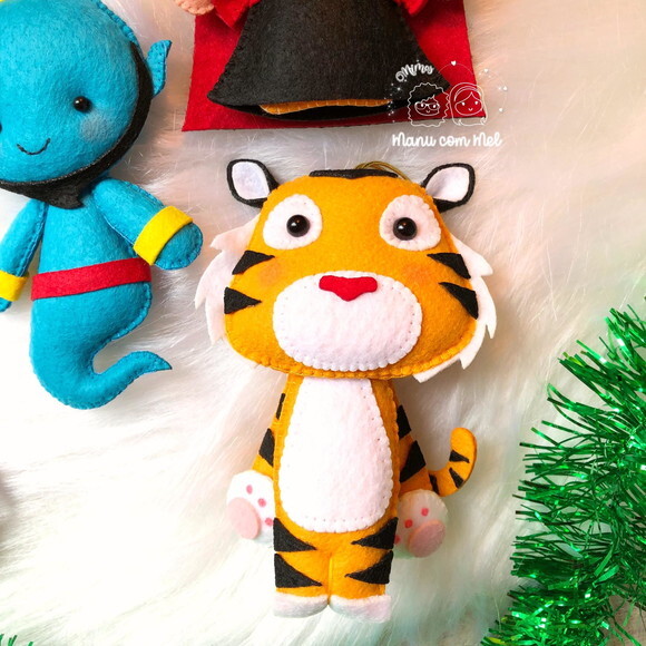 Pingente de Natal Turma Aladdin