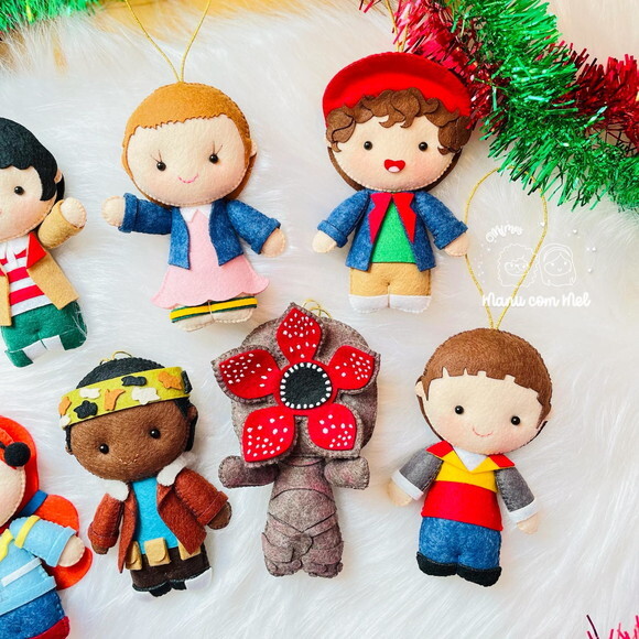 Pingentes de Natal Stranger Things