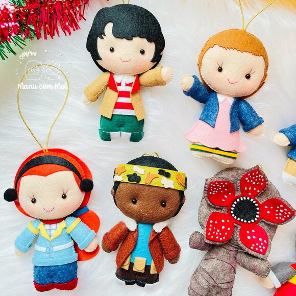 Pingentes de Natal Stranger Things