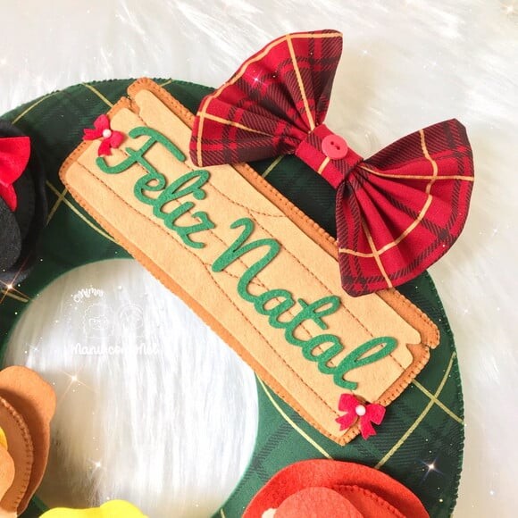 Guirlanda de Natal ou Bem Vindos Princesas