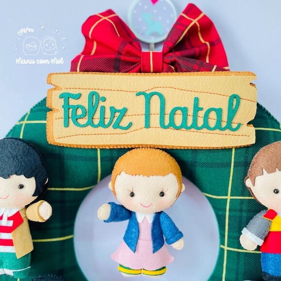 Guirlanda de Natal ou Bem Vindos Stranger Things