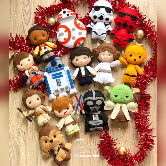 Guirlanda de Natal ou Bem Vindos Star Wars