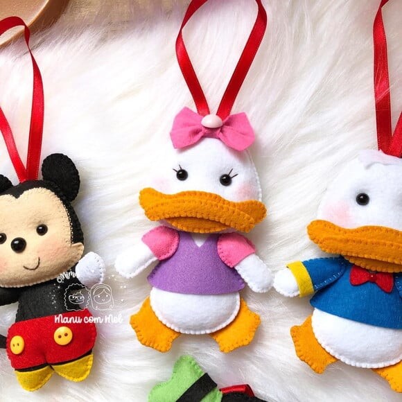 Pingente de Natal Turma do Mickey
