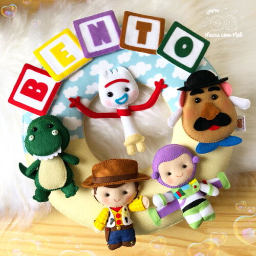 Enfeite de Porta Maternidade Toy Story