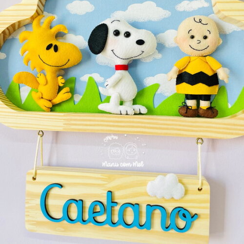 Enfeite de Porta Nuvem Pinus Peanuts