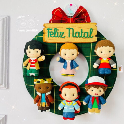 Guirlanda de Natal ou Bem Vindos Stranger Things