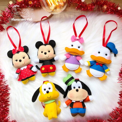 Pingente de Natal Turma do Mickey