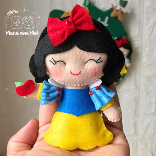 Pingentes de Natal Branca de Neve e os Sete Anões