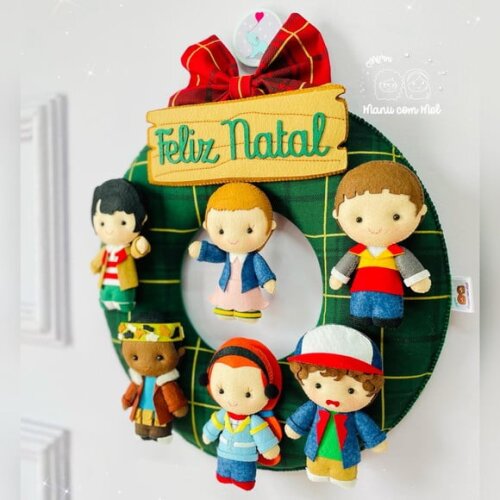 Guirlanda de Natal ou Bem Vindos Stranger Things