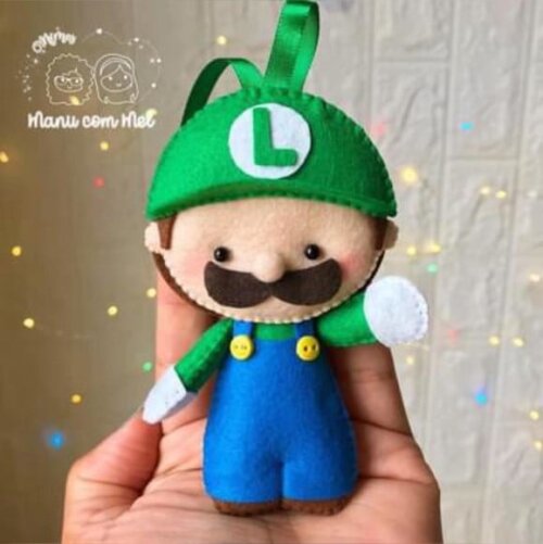 Pingentes Turma Mario Bros.