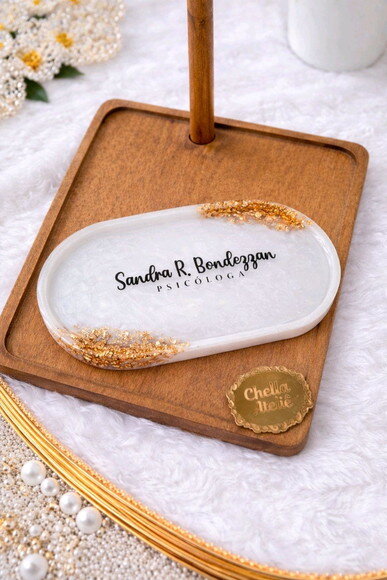 Mini Bandeja em Resina - Personalizável