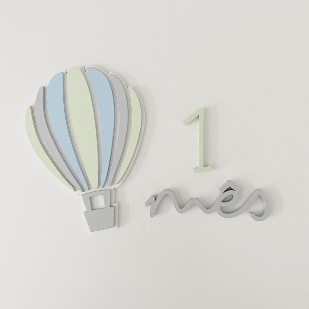 Mesversário Personalizado Balão Bebê Menino/Menina Decoração