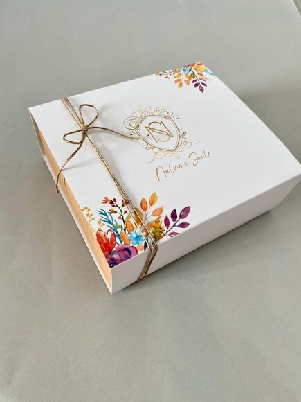 Caixa Padrinhos, Batizado, Formatura, Empresas 22x20x8cm