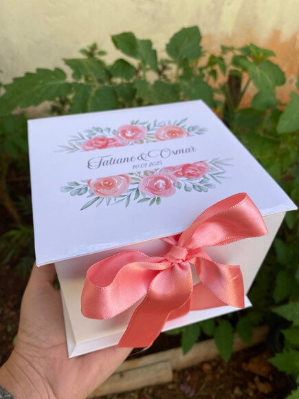 Caixa Padrinhos, Batizado, Formatura, Empresas (20x20x10cm)