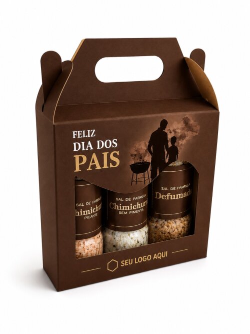 Presente Dia dos Pais - Kit Sal de Parrilla