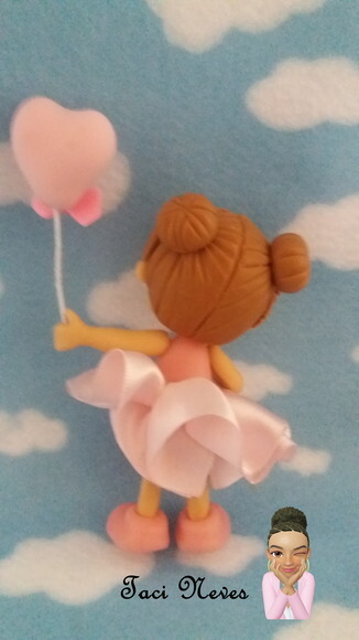 Aplique palhacinha Circo rosa menina