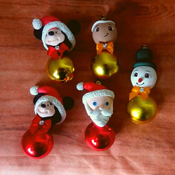 Bola Enfeite de Árvore de Natal Biscuit
