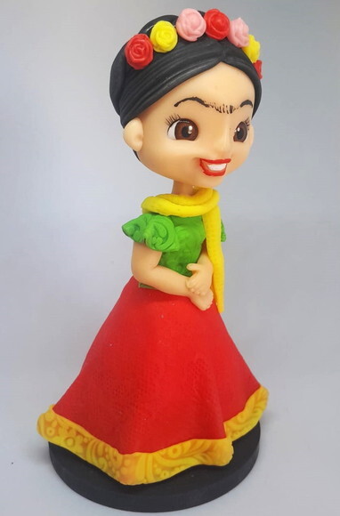 Frida Kahlo 20cm Biscuit