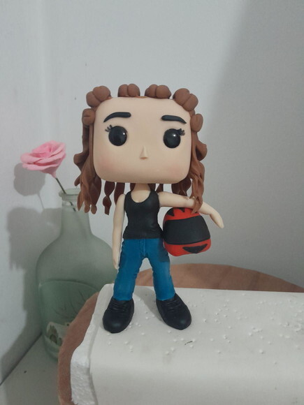 Funko Pop Personalizado com Capacete