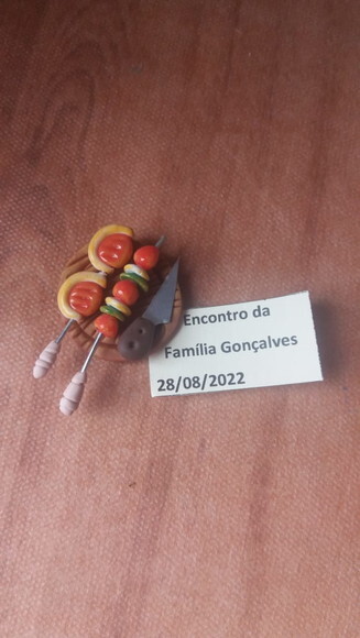 Imã Lembrancinha de Chá de Cozinha Churrasco