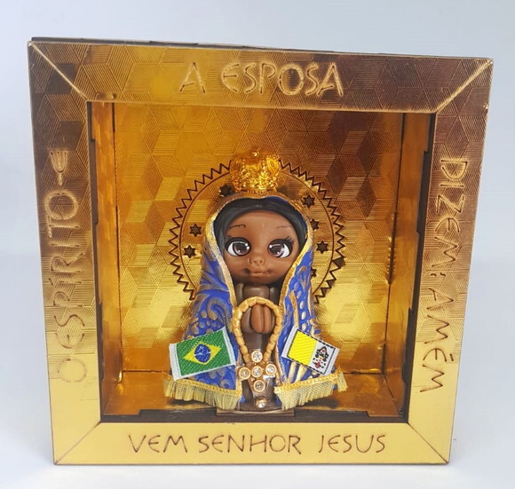 Réplica do Altar da Nossa Senhora Aparecida 15cm