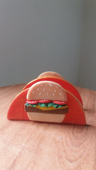 Porta Guardanapo de Mesa Hamburguer